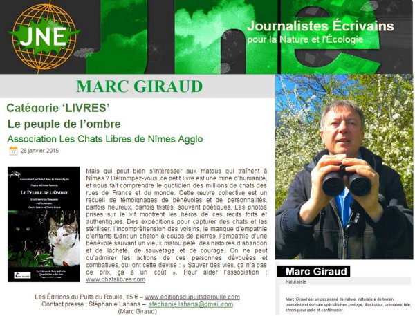 Marc Giraud Chats Libres Editions du Puits de Roulle